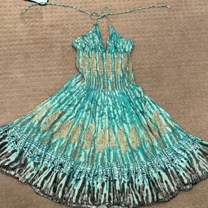 2 woven spring/summer dresses-S/M